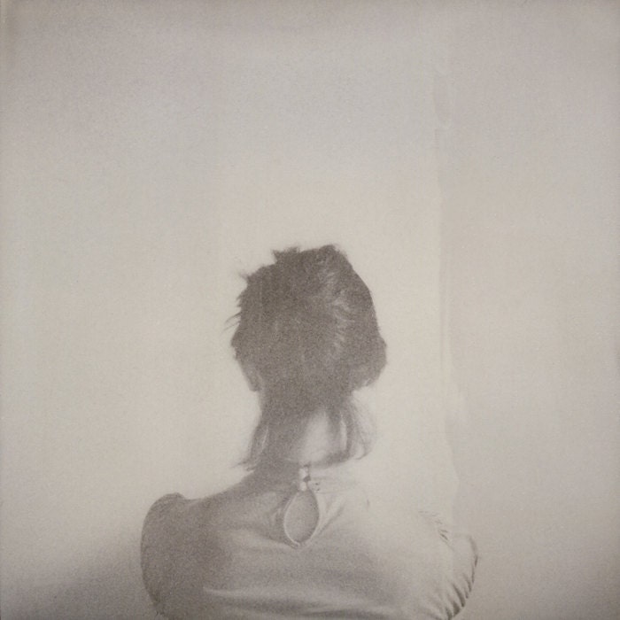Black and white vintage style polaroid picture printed on fine art paper acid free