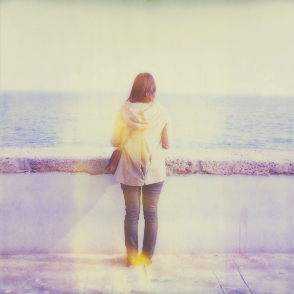 Summer colors photograph taken with a polaroid and printed on a fine art paper archival acid free 8x8 inches