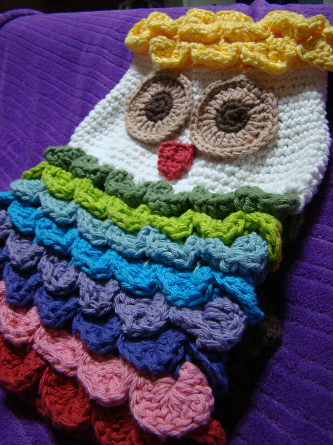 Crochet PDF PATTERN Owl Backpack OR Satchel Option