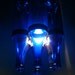 Cobalt Blue Bottle Chandelier