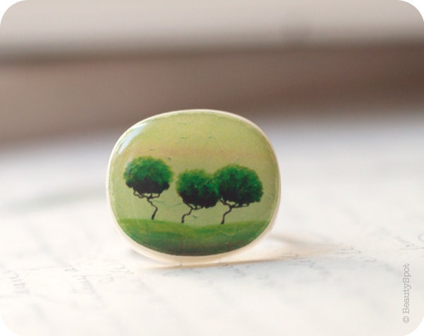 Green Trees ring (R015)