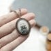 Victorian necklace - Ghost Siamese twins girls (N057)