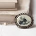 Vintage Ship necklace (N038)