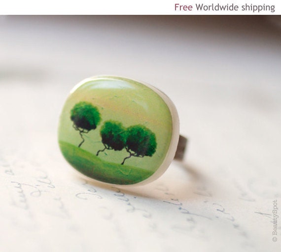 Green Trees ring (R015)