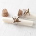 Valentine cards - Secret Message bottles with Antique brass bids - Set of 2