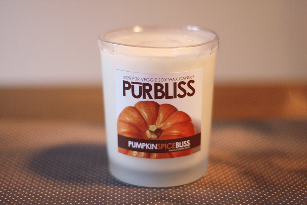 PUMPKIN SPICE SCENTED Medium Jar Soy Candle