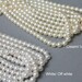 Bridal Necklace, Statement Necklace, Pearl Necklace, Vintage Style Wedding Jewelry, Ivory White Pearl Necklace - Style 737