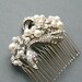 Bridal hair comb, vintage inspired wedding hair, hair jewelry adorment, wedding hair accessories- Style 250