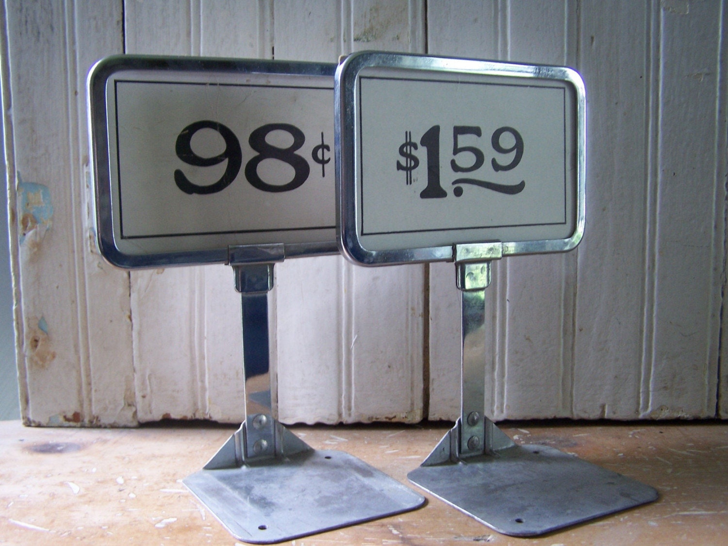 Vintage Store Price Display Stand