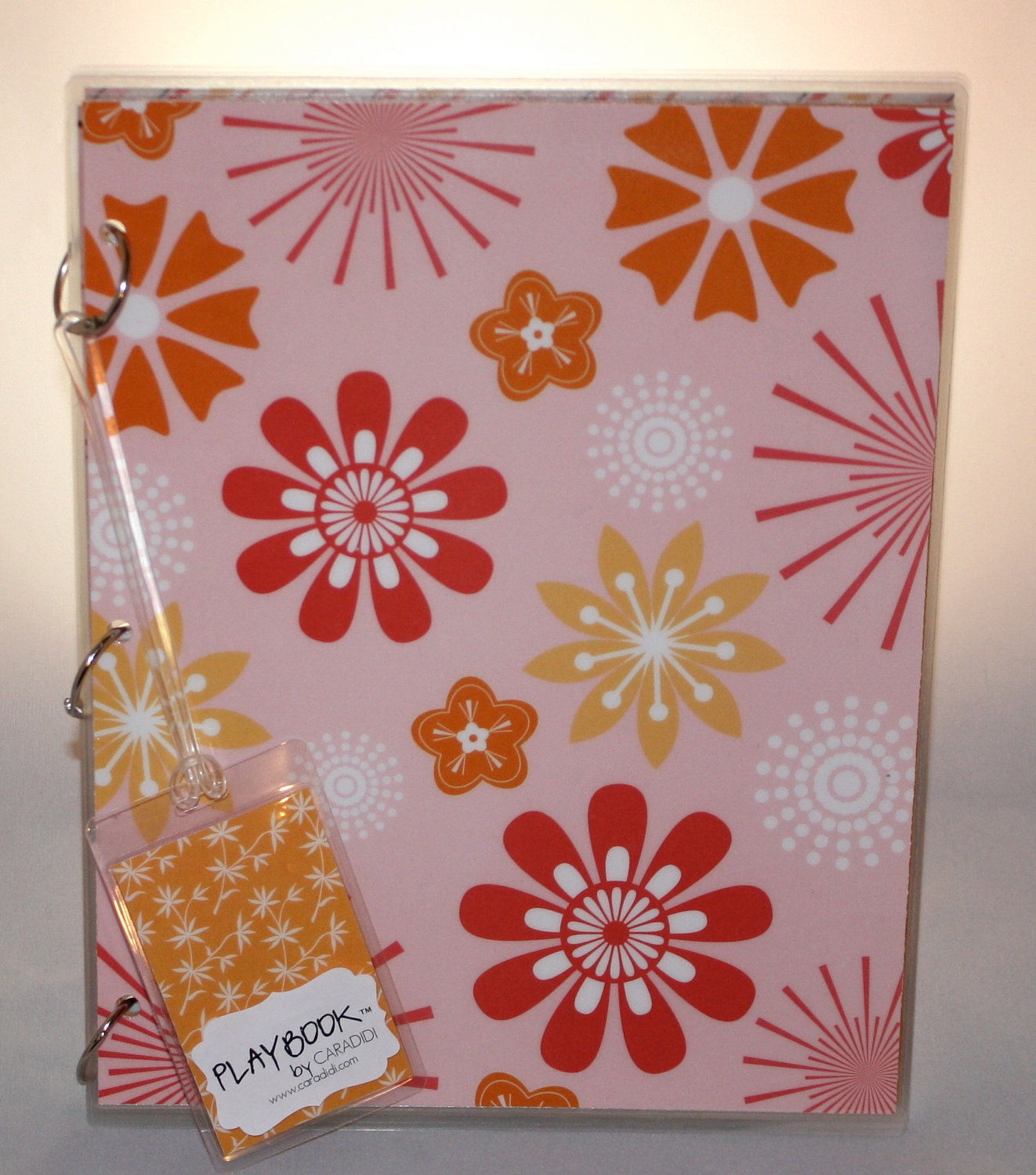 Sr. Playbook 9 x 11.5 ...  Organizer and Everyday Notebook ... Pretty in Pink