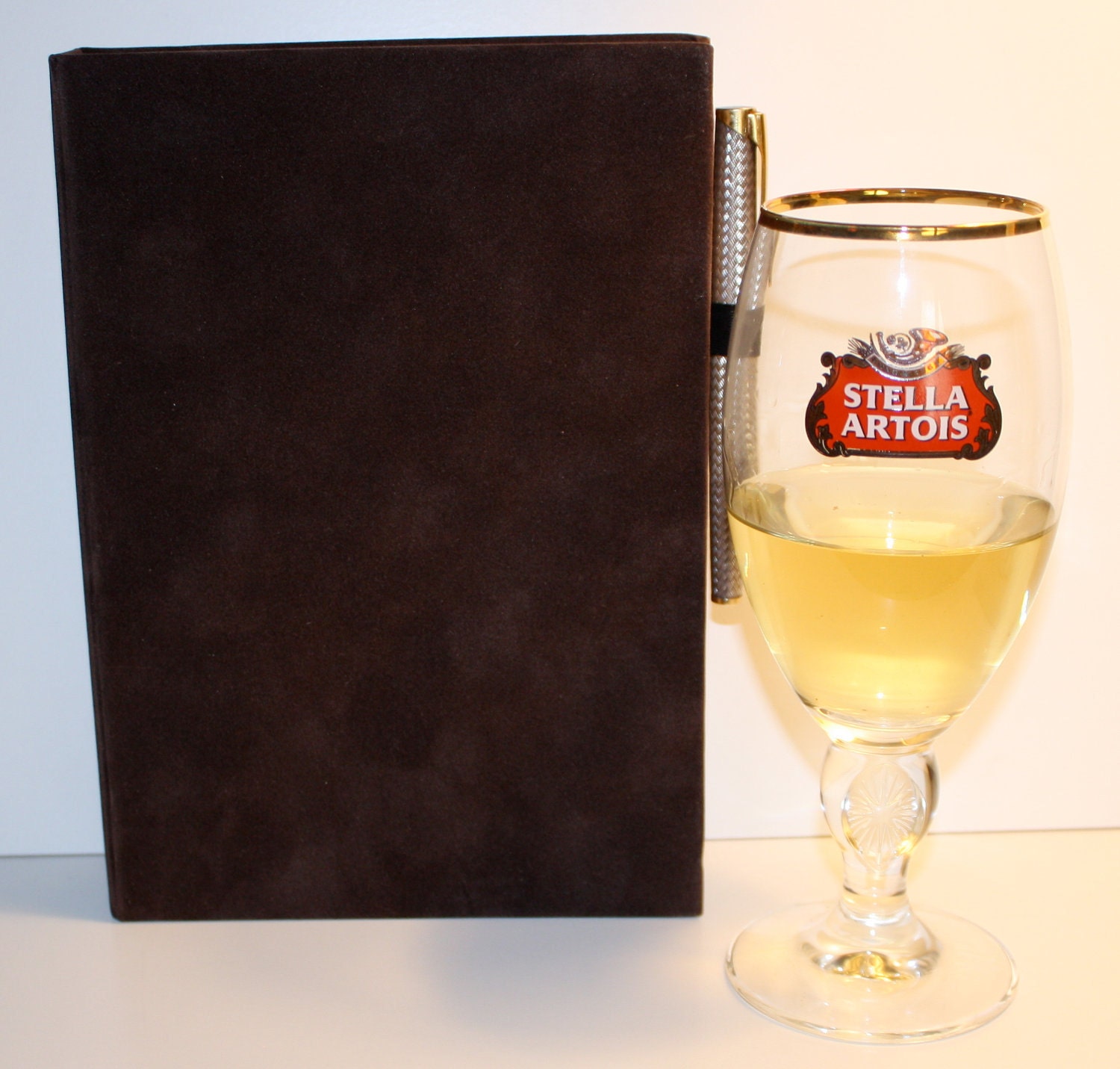 Faux Suede Beer Tasting Journal ... available in Black, Brown, Navy or Tangerine