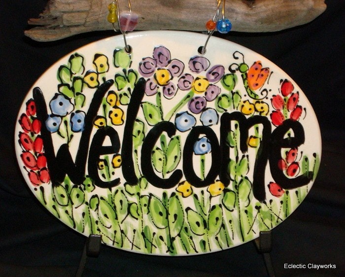 Welcome sign
