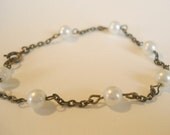 Pearl Bracelet, Wedding Bracelet Jewelry, Vintage Pearl Bracelet Bridesmaid Gift
