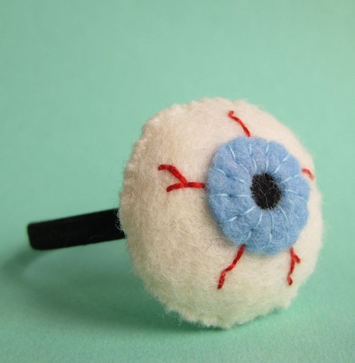 Eyeball Hair Tie Blue Eye