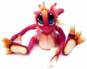 Custom Made For You OOAK Baby Goblin Nub  Needle Felted Fiber Wool Fantasy Soft Sculpture Art Doll Plush MADE TO ORDER