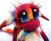 Custom Made For You OOAK Baby Goblin Nub  Needle Felted Fiber Wool Fantasy Soft Sculpture Art Doll Plush MADE TO ORDER