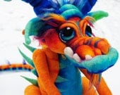 ooak Needle Felted Snout Monster Fantasy Soft Sculpture Plush Art Doll SOLD TO MATT
