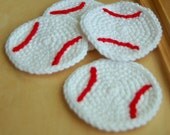 Set of 4 Baseball Coasters Perfect Gift