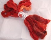 Handdyed Tussah Silk Top - 2 oz - Peeps