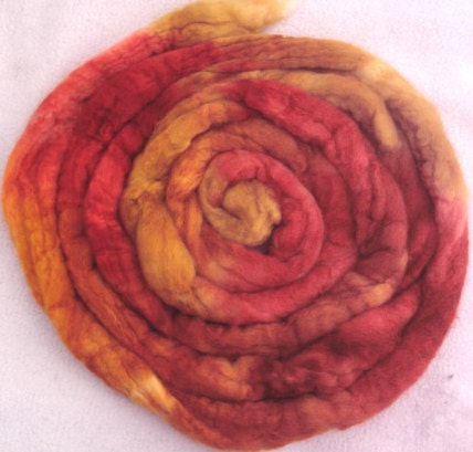 Hand dyed BFL Top - 4 oz - Henry