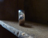 Hammered sterling silver ring - size 9