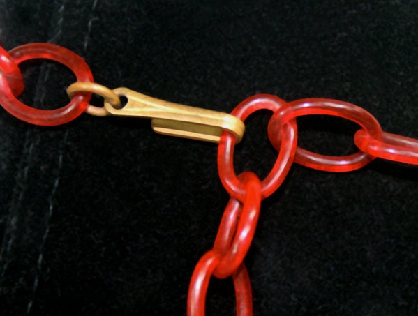 Vintage Bakelite Cherry Necklace