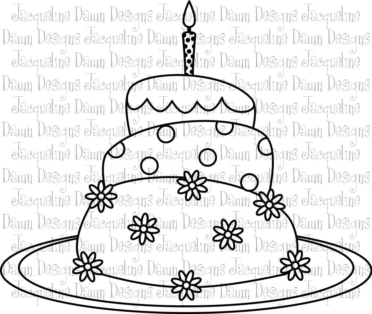 digital birthday cake