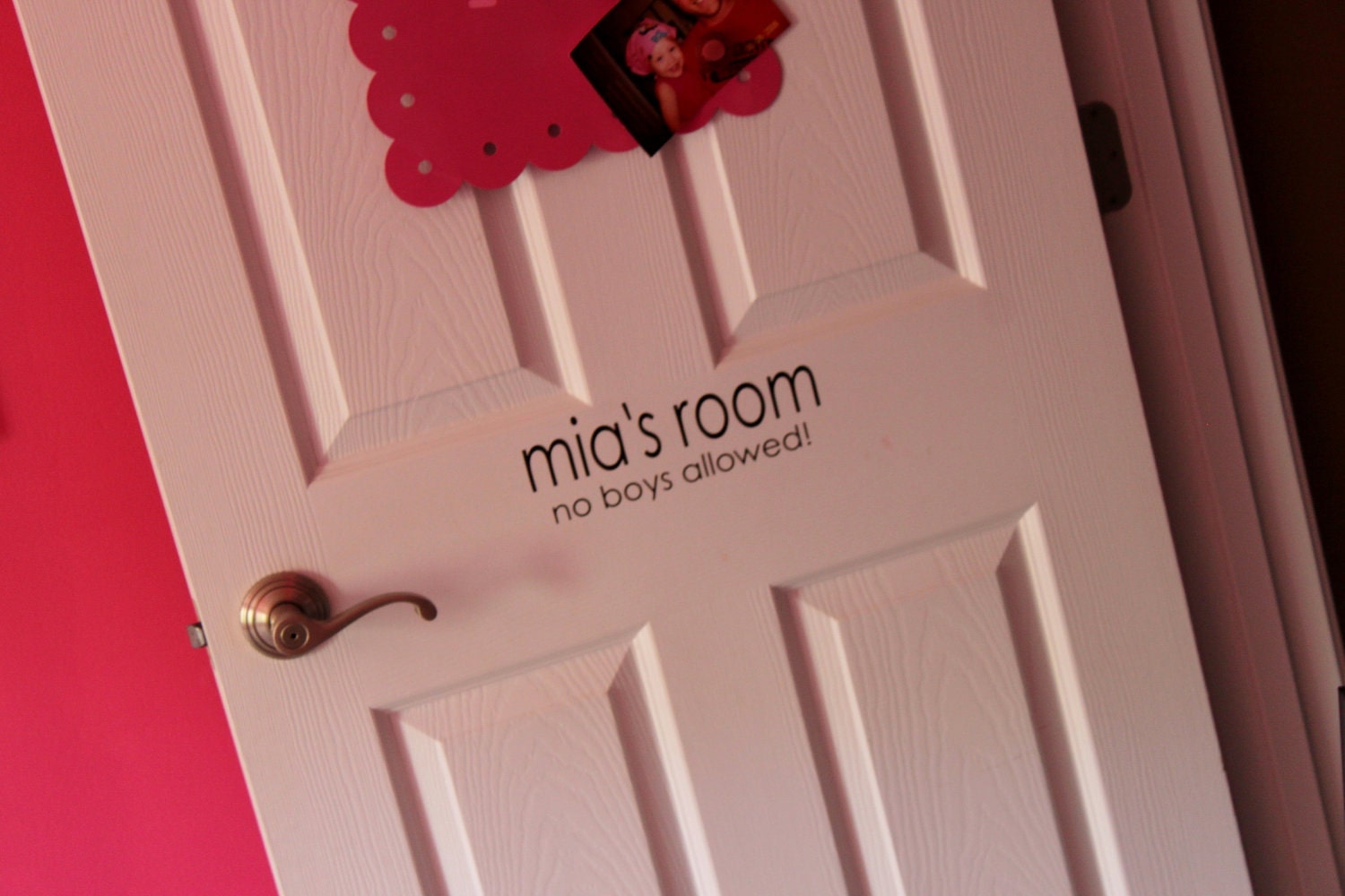 Personalized Children's Bedroom Door Name or Sign, You pick color and phrase
