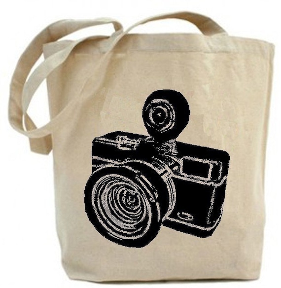 Vintage Camera - Eco Friendly Canvas Tote Bag
