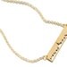New York City SKYLINE OUTLINE Necklace - Yellow Brass NYC Unisex Design