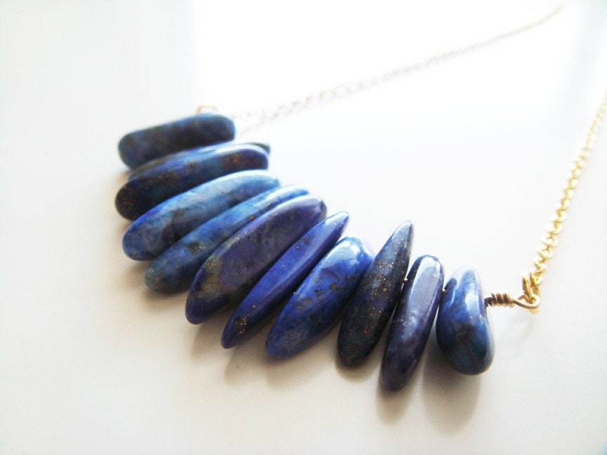 Nefertiti Necklace - Lapis Lazuli