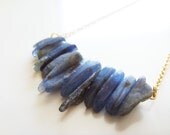 Glaciers Necklace - Blue Kyanite