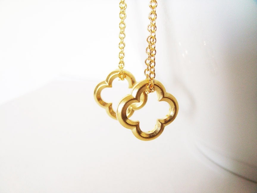 Clover Earrings - Gold