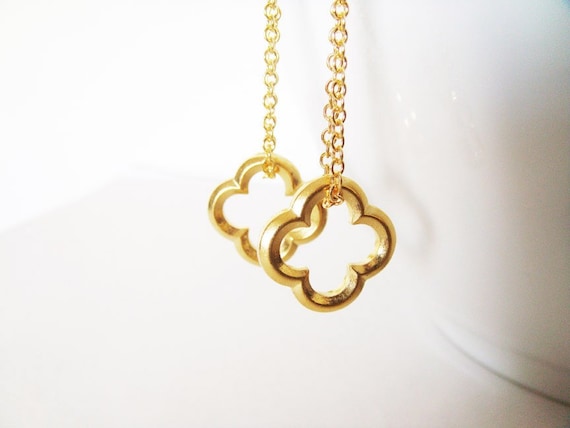 Clover Earrings - Gold