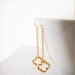 Clover Earrings - Gold