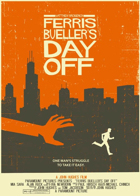 Ferris Bueller's Day Off vintage style 5X7 print