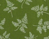 1/2 yd. night & day - foliage, kelly