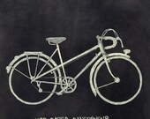 1950 Barra Randonneur Bike PRINT