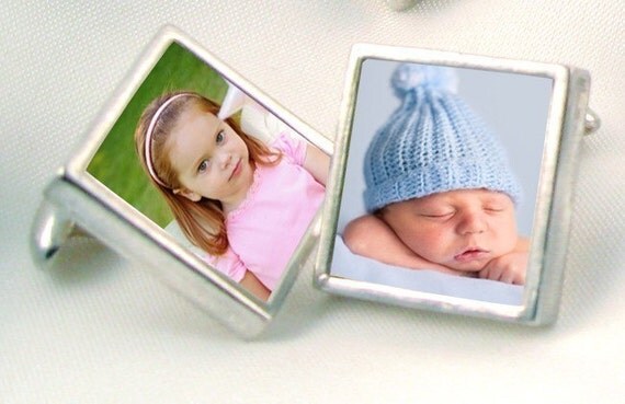 Father's Day Custom Photo Cufflinks Great by kathylorockskeepsake