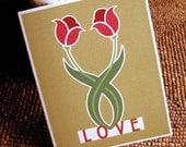 Tulip Love card