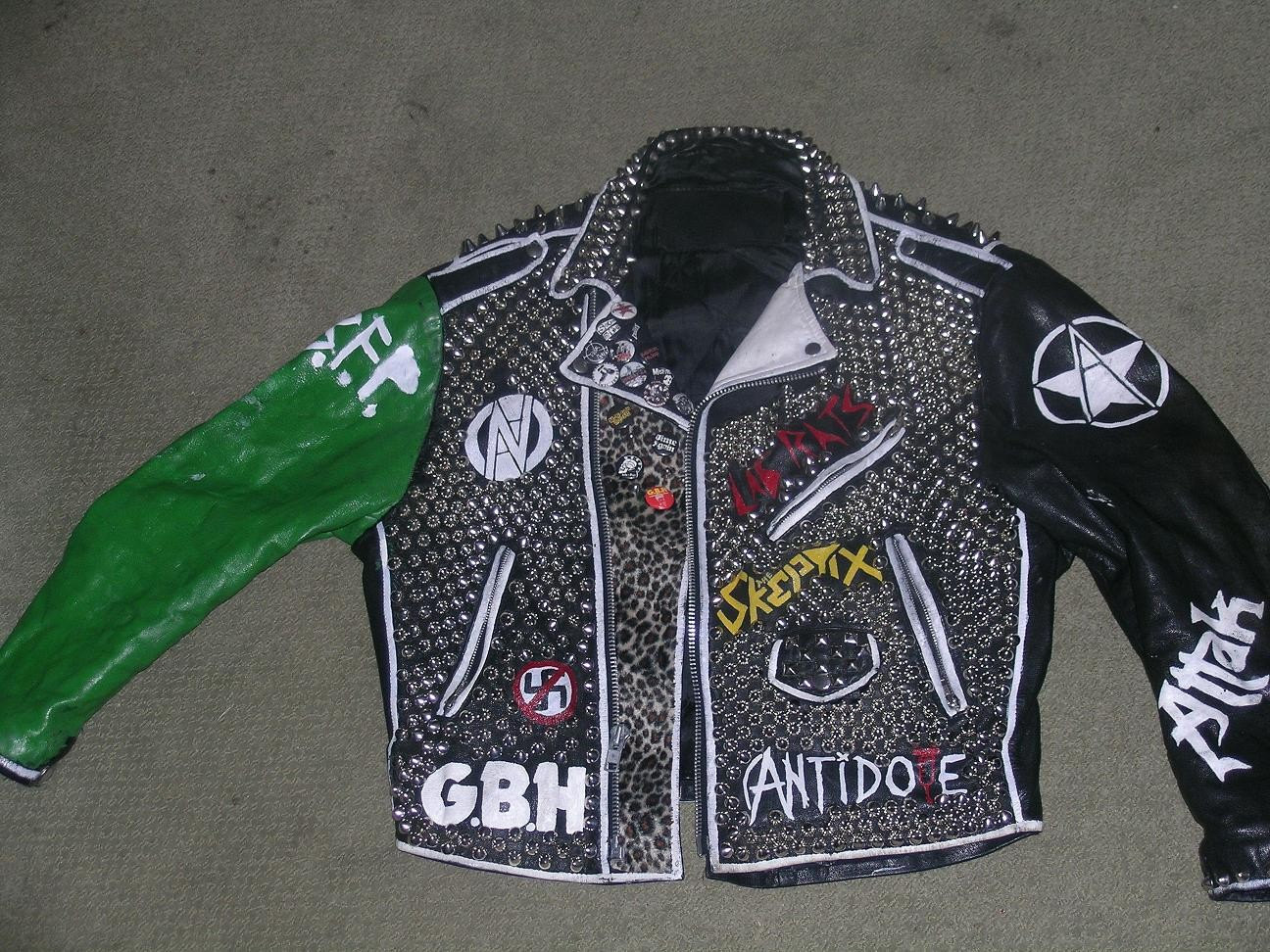 punk leather jacket