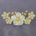 Ivory Wedding Kanzashi Tiara for Bride, Wedding Hair Kanzashi, Wedding Hair Accessory