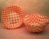 Cute Raspberry Checks small candy cups (set of 25)