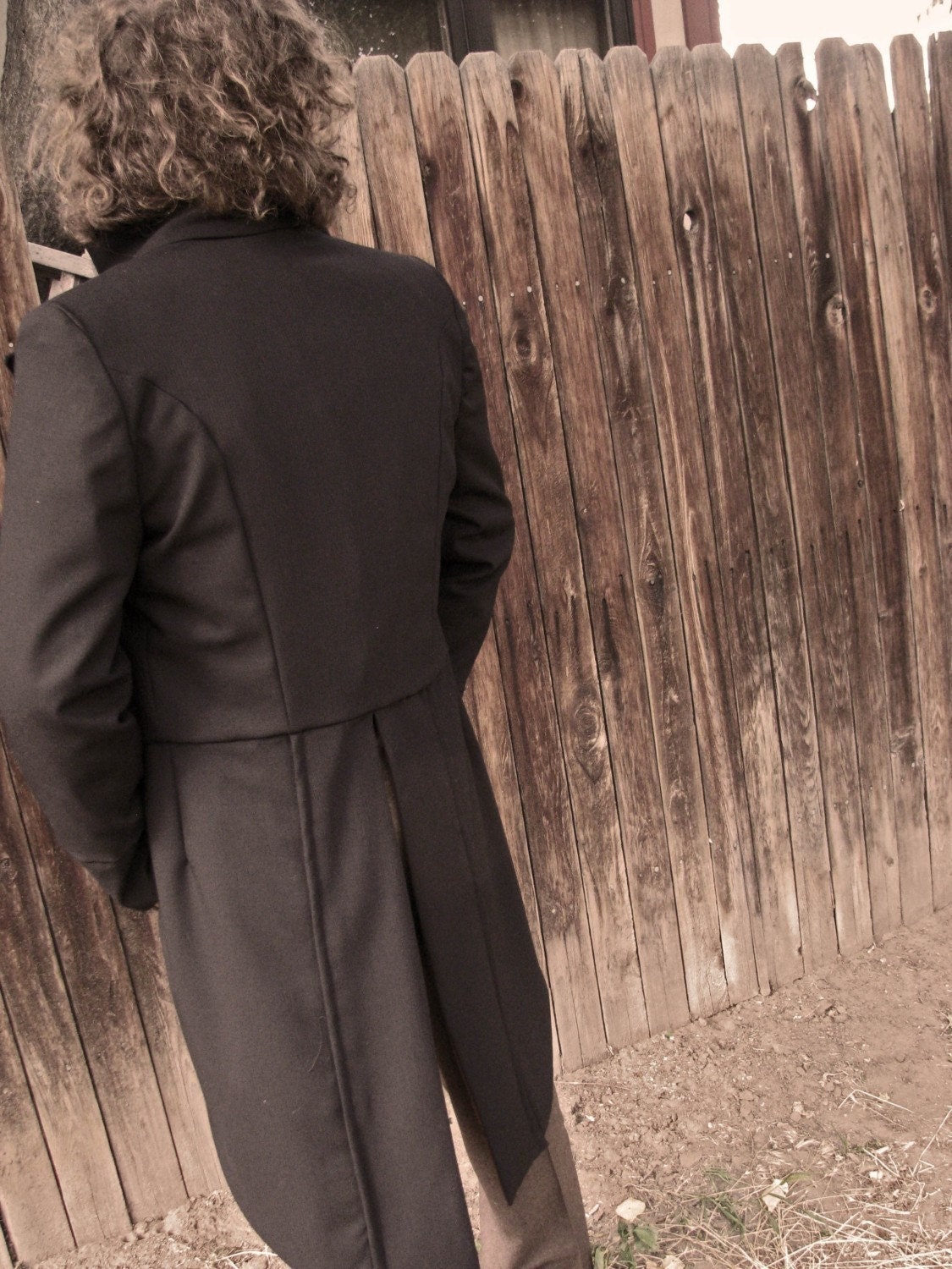 Wool Dress Coat--A Custom Tailcoat in Your Size