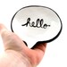 Hello trinket dish teabag holder ring holder