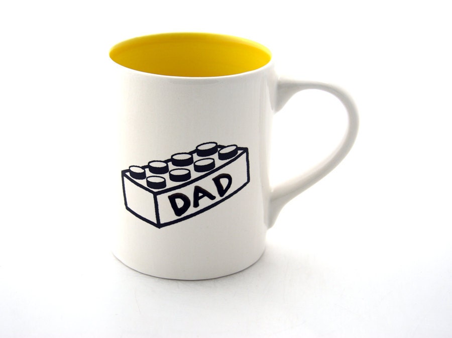 Dad Personalized Custom Mug Lego (R) Brick Mug