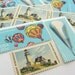 Ballooning .. UNused Vintage Postage Stamps .. post 5 letters
