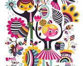 grow... limited edition giclee print of an original illustration (8.5 x 11in)