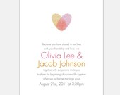 Printable Fingerprint Invitations (PDF)