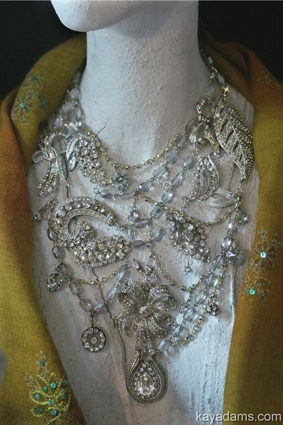 Wedding Necklace. MeanderinG BlinG. Take a Walk on The Jewelry Wild Side. Payment for a Kay Adams Custom BLING-A-LICOUS Puzzle Necklace.